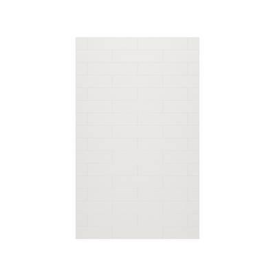 MSMK-7230-1 30 x 72 Swanstone Modern Subway Tile Glue up Bathtub and Shower Single Wall Panel in Birch