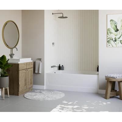 Swan Vp6036ctml/r 60 X 36 Veriteke Pro Bathtub with Left Hand Drain - White by Swan