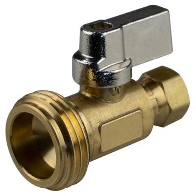 Sioux Chief Boiler Drain Vlv 1/4 Swvl Comp X 3/4 Mht 1/4-turn Brs 1/bg by Sioux Chief