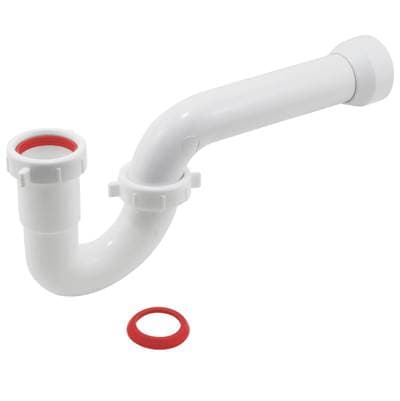 Sioux Chief P-trap Whte 1-1/2 Pvc S-weld Trap Adaptr & Pvc Wallbend Soft Wshrs1/bg