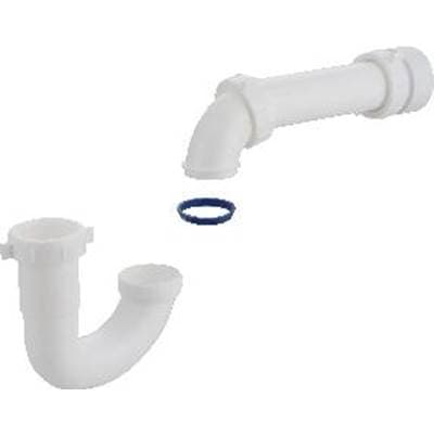 Sioux Chief 1-1/2 Reversible P-trap White W/pvc Trap Adapter & Soft Wshr 1/bg