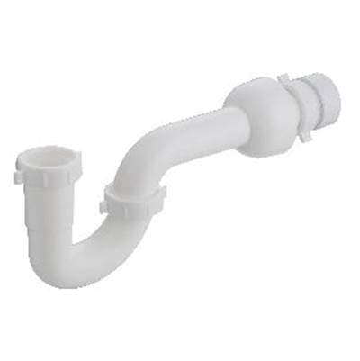 Sioux Chief 1-1/2 Reversible P-trap Wht W/pvc Trap Adapter, Soft Wshr & Deep Escut
