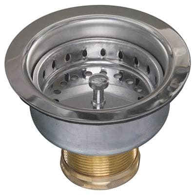 Sioux Chief Specification Deep Cup Sink Strainer, Zinc Nuts, Chrome 1/bx by Sioux Chief