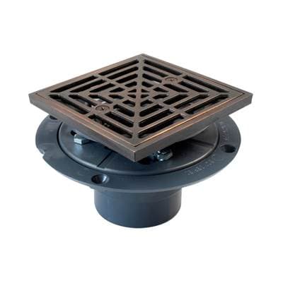 Sioux Chief Drain Shwr Pan Pvc Orb R&s Sq by Sioux Chief