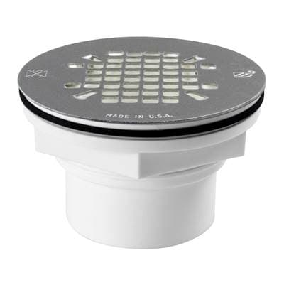 Sioux Chief Drain Shwr Combo Pvc Ss Strn Snap