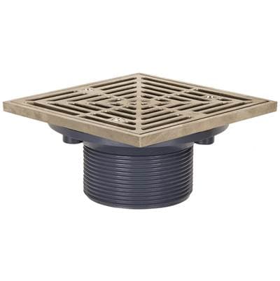 Sioux Chief Adj Floor Drain 2 Abs 4nb R&s Sq L/a