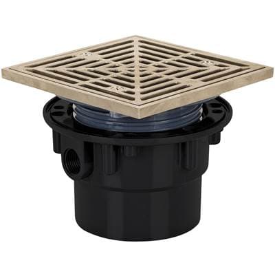 Sioux Chief Adj Floor Drain 3 Abs 5nb R&s Sq by Sioux Chief