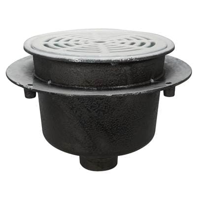 Sioux Chief Floor Sink Are Rd 12x8 2nh Flanged Are Grate