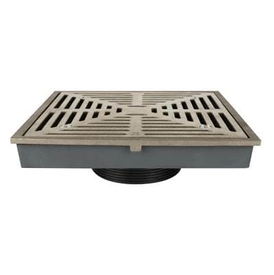 Sioux Chief Adj Floor Drain Head 9ci R&s Sqr - Nb Veneer by Sioux Chief