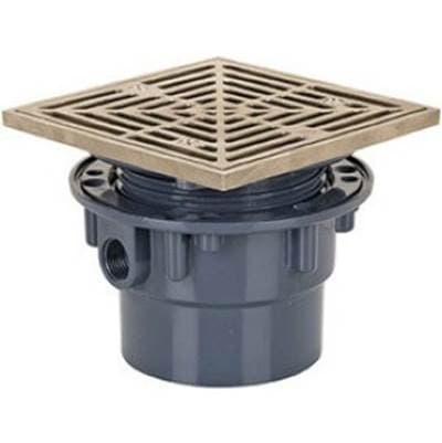 Sioux Chief Adj Floor Drain 2 Abs 4nb R&s Sq