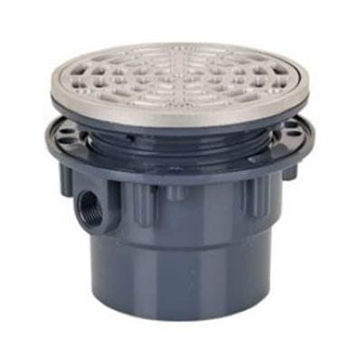 Sioux Chief Adj Floor Drain 2 Abs 6ss R&s Rnd by Sioux Chief