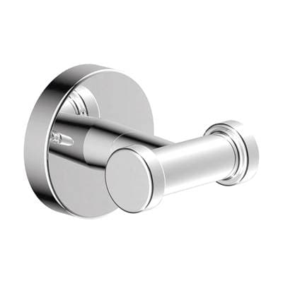 Symmons Dia Wall-mounted Double Robe Hook - Polished Chrome