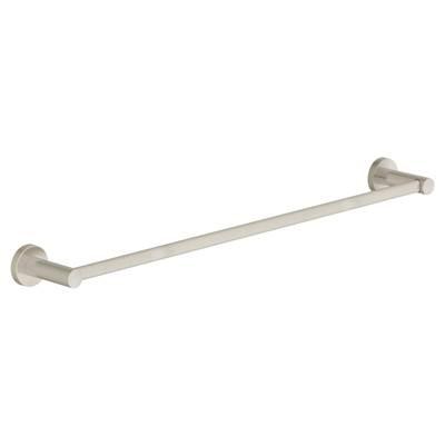 Dia 24 in. Wall-Mounted Towel Bar in Satin Nickel