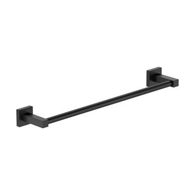 Duro 18 in. Wall-Mounted Towel Bar in Matte Black
