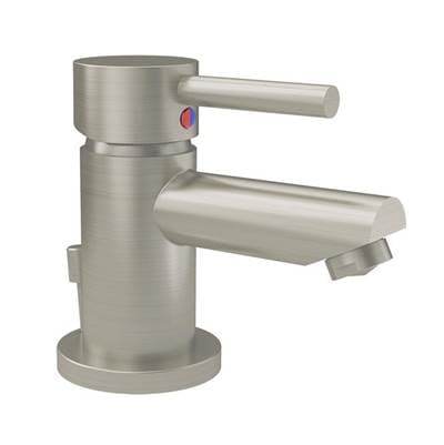 Symmons Dia Single Hole Single-handle Bathroom Faucet with Drain Assembly in Satin Nickel (1.5...