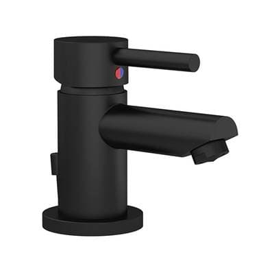 Symmons Dia Single Hole Single-handle Bathroom Faucet with Drain Assembly in Matte Black (1.0... by Symmons