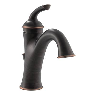 Symmons Elm Single Hole Single-handle Bathroom Faucet with Drain Assembly in Seasoned Bronze (1.0...