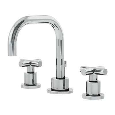 Symmons Dia Widespread 2-Handle Bathroom Faucet with Drain Assembly in Polished Chrome (1.0 GPM)...