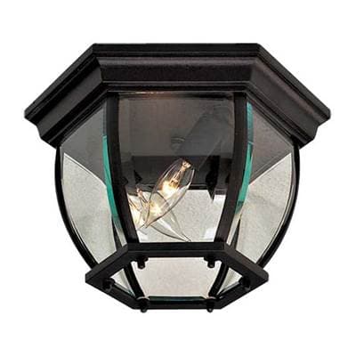 The Great Outdoors 3 Light Flush Mount - Coal by The Great Outdoors
