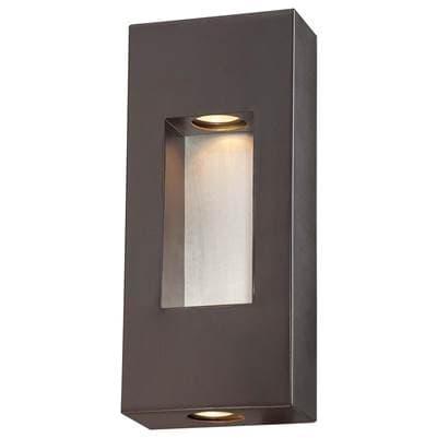 The Great Outdoors 2 Light Outdoor Wall Mount - Dorian Bronze by The Great Outdoors