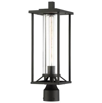 The Great Outdoors 1 Light Post Mount - Coal by The Great Outdoors
