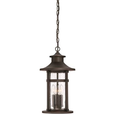 The Great Outdoors 3 Light Outdoor Chain Hung - Oil Rubbed Bronze Gold by The Great Outdoors