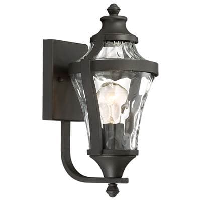 The Great Outdoors 1 Light Outdoor Wall Lamp - Coal by The Great Outdoors