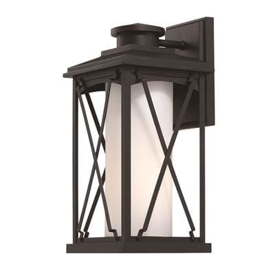 The Great Outdoors 1 Light Outdoor Medium Wall Mount - Coal by The Great Outdoors