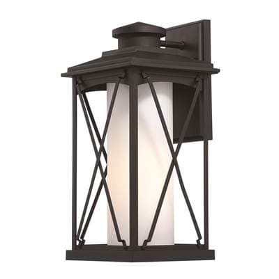 The Great Outdoors 1 Light Outdoor Large Wall Mount - Coal by The Great Outdoors