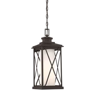 The Great Outdoors 1 Light Chain Hung Outdoor - Coal by The Great Outdoors