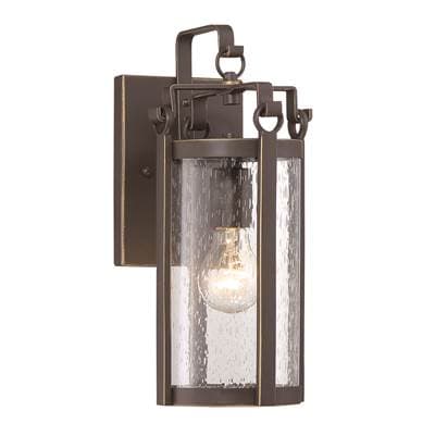 The Great Outdoors 1 Light Outdoor Small Wall Mount - Dakota Bronze by The Great Outdoors
