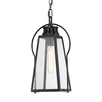 The Great Outdoors 1 Light Outdoor Chain Hung - Coal by The Great Outdoors