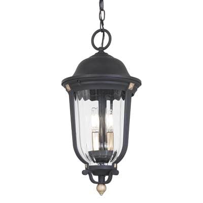 The Great Outdoors 3 Light Outdoor Chain Hung - Sand Coal Vermeil Gold