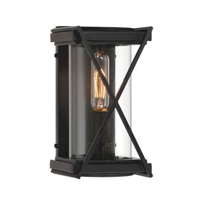 The Great Outdoors 1 Light Outdoor Sconce - Dark Matte Black by The Great Outdoors
