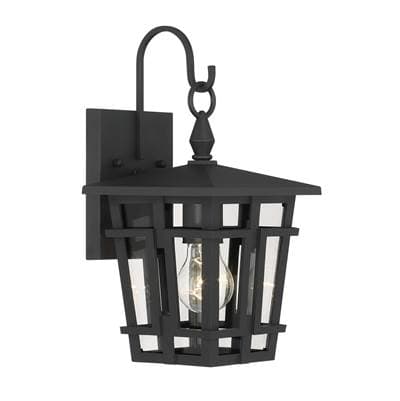 The Great Outdoors 1 Light Outdoor Wall Sconce - Sand Coal by The Great Outdoors
