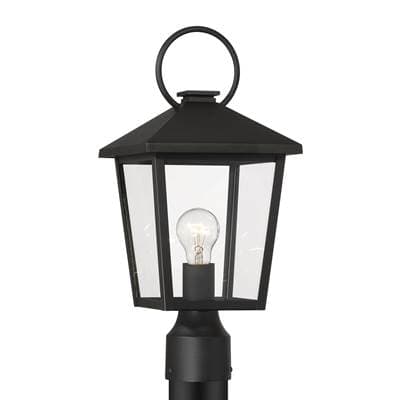The Great Outdoors 1 Light Outdoor Post Mount - Sand Coal by The Great Outdoors