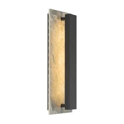 The Great Outdoors Avenelle 18.75'' High LED Outdoor Wall Sconce - Sand Coal Black