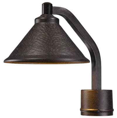 The Great Outdoors 1 Light Led Post Mount - Aspen Bronze by The Great Outdoors