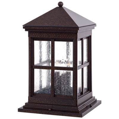 The Great Outdoors 4 Light Pier Mount - Rust