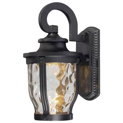 The Great Outdoors 1 Light Outdoor Led Wall Mount - Sand Coal by The Great Outdoors