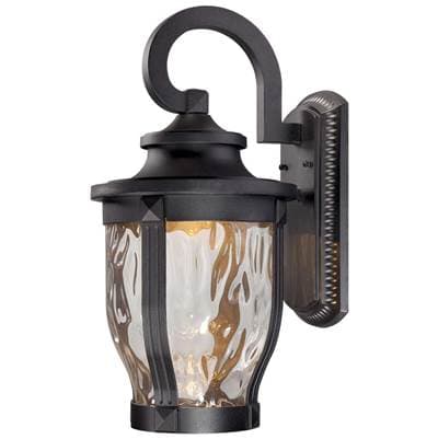The Great Outdoors 1 Light Outdoor Led Wall Mount - Sand Coal by The Great Outdoors
