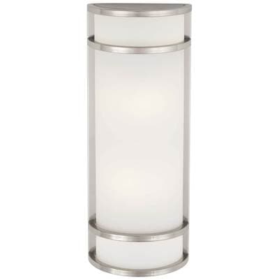 The Great Outdoors 2 Light Pocket Lantern - Brushed Stainless Steel by The Great Outdoors