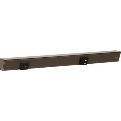 Task Lighting 18'' Slim Angle Power Strip with Usb-a/c, On Left - Bronze