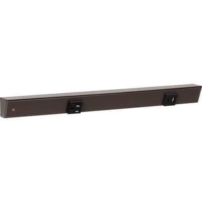 Task Lighting 18'' Slim Angle Power Strip with Usb-a/c, On Right - Bronze