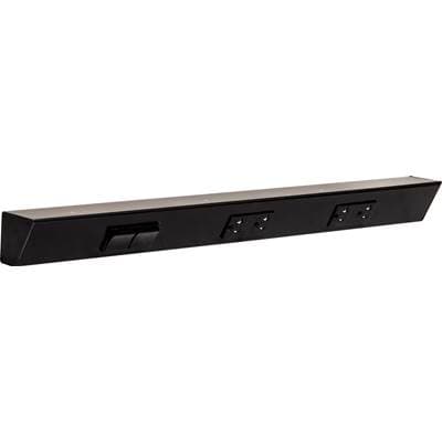Task Lighting 24'' TR Switch Series Angle Power Strip, Left Switches, Black Finish, Black... by Task Lighting