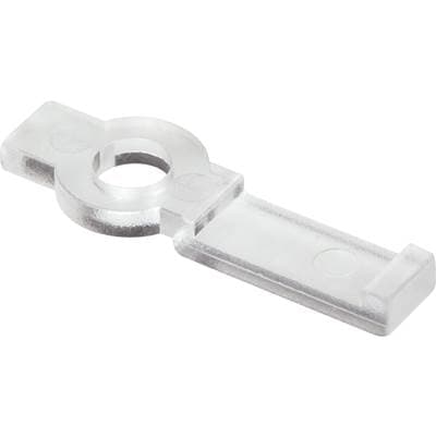 Task Lighting Side Bend Loop Mounting Clip - Clear