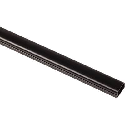 Task Lighting Premium Flat Plastic Wire Way, 48'' - Black