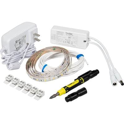 Task Lighting 5 Ft 120 Lm/ft Vanity Night Light Kit, Tape Lighting with Doppler Motion Sensor... by Task Lighting