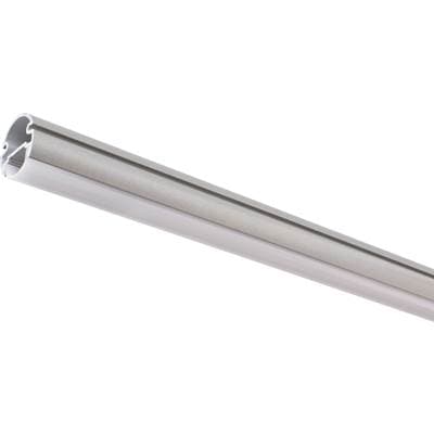 Task Lighting 24'' Lighted Closet Rod - 3000K, Aluminum Profile, Frosted Lens - Satin Nickel