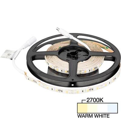 Task Lighting 16 Ft 120 Lumens Per Foot Radiance LED 12V Tape Light, 2700K Warm White